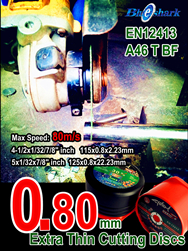 0.8mm thin cutting discs